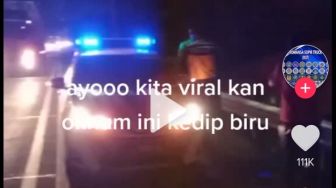 Viral TikTok! Polisi Diduga Aniaya Pengendara Mobil di Tol Jakarta - Cikampek