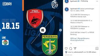 Link Live Streaming PSM Makassar vs Persebaya Liga 1 2021/2022