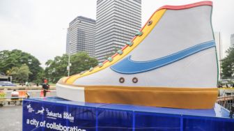 5 Fakta Tugu Sepatu di DKI Jakarta: Tujuan Dibangun hingga Vandalisme