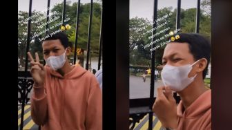 Istirahat di Depan Gedung Agung, Pria Syok Lihat Sosok yang Lewat: Ternyata Presiden