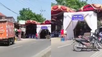 Viral Jalan Raya Ditutup Demi Gelar Hajatan, Publik: Beban Banyak Orang