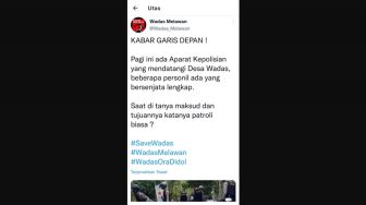 Aparat Bersenjata Lengkap Sempat Berpatroli di Desa Wadas, LBH Jogja: Terlalu Berlebihan