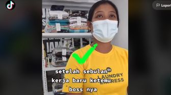 Viral Bos Laundry Sidak Anak Buah, Tak Disangka yang Ditemukan, Netizen Serukan Naik Gaji