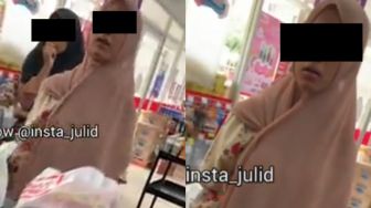 Viral Cewek Tepergok Mencuri di Minimarket, Pas Ditegur Malah Lebih Galak