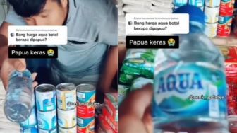 Viral Harga Aqua di Papua Bikin Kaget, Netizen: Abang Warungnya Dapat dari Medan Perang