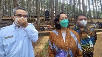 Kunjungi Hutan Pinus Sari Mangunan, GKR Bendara Akui Sulit Sinyal