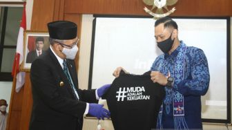 AHY Temui Gubernur Kalimantan Barat Sutarmidji, Ada Apa?