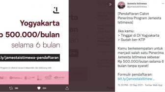 Gelar Aksi Solidaritas di Tengah Pandemi, Jamesta Istimewa Tawarkan Jadup ke Warga Jogja