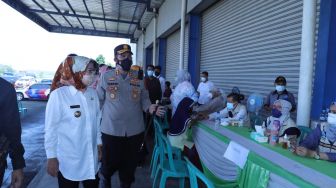 Vaksinasi Covid-19 di Kabupaten Serang Baru Tercapai 30 Persen