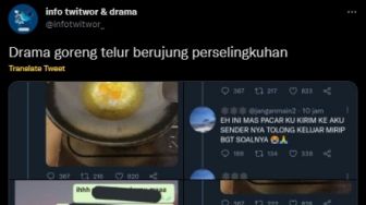 Viral di Twitter! Drama Goreng Telur Ceplok Diduga Sampai Bikin Perselingkuhan Terbongkar