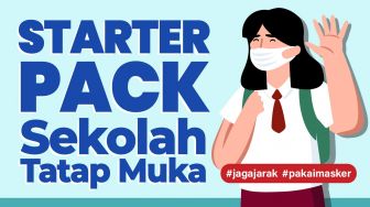 #INFOGRAFIS Starter Pack Sekolah Tatap Muka