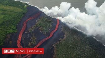 Lava Letusan Gunung dan Laut Saat Bertemu Begitu Mempesona, Tapi Mematikan