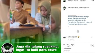 Viral Seorang Pria Berlaku Romantis dan Melindungi Seorang Wanita, Warganet: Langka Nih