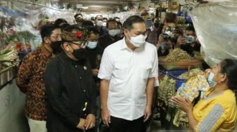 Kunjungi Denpasar, Mendag Tunjuk Pasar Badung Jadi Contoh Penerapan SOP Pedulilindungi