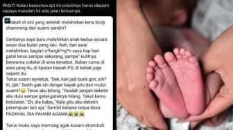 Viral Istri Habis Melahirkan Dihina Suami: Jelek, Kucel, Burik, Jijik, Ancam Dekati Cewek