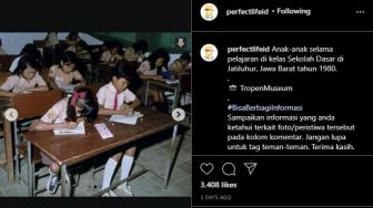 Potret Suasana Kelas SD Tahun 1980-an, Warganet Salfok Soroti Bocah Ini