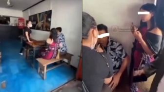 Ada Wanita Lain, Istri Labrak Suami di Warung Makan Jadi Heboh di Sosial Media