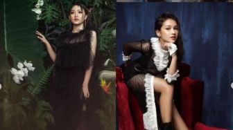 7 Gaya Artis Pakai Outfit Hitam, Natasha Wilona Tampil Lebih Dewasa