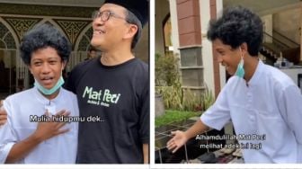 Viral Pemuda yang Sambut Tamu Masjid dan Menata Sandal, Ternyata Sosok 'Anak Sultan'