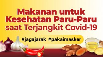 INFOGRAFIS: Makanan Untuk Kesehatan Paru-Paru Saat Terjangkit Covid-19