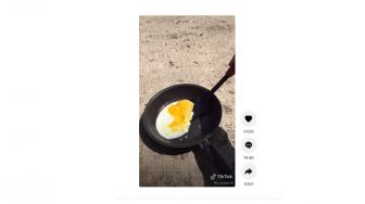 Viral Wanita Ini Bagikan Tutorial Masak Telur Pakai Sinar Matahari Ala Anak Kost