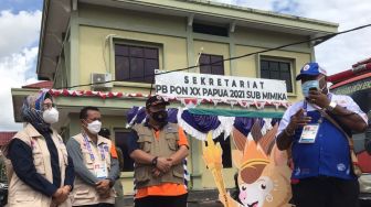 Disiplin Prokes PON XX, Puluhan Ribu Masker Disebar di Jayapura