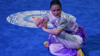 PON XX Papua 2021: Nandira Mauriskha Sumbang Emas Wushu Kedua Bagi DKI Jakarta