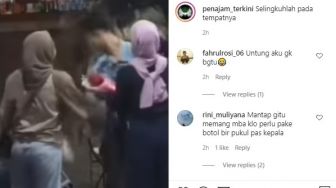 Diduga Selingkuh, Seorang Pemuda Disiram Pacar di Depan Selingkuhan, Warganet: Malunya Itu