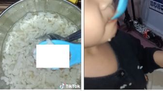 Bikin Melongo! Putus Asa Anak Ogah Makan, Emak Campur Benda Ini ke Nasi