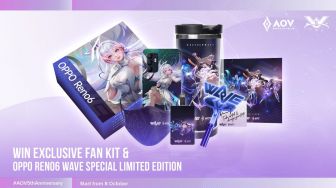 Gandeng Garena AOV, OPPO kenalkan Reno6 WaVe Special Limited Edition