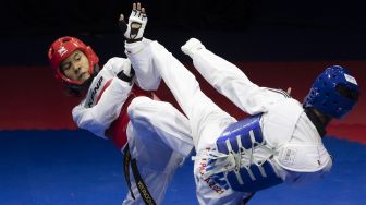 PON Papua: Menang Telak, Bassam Sumbang Emas Pertama DKI Jakarta dari Taekwondo