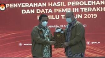 KPU Gelar Penyerahan Data Hasil Pemilu Tahun 2019