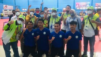 Kalahkan Banten, Tim Sepak Takraw Kepri Masuk Juara Grup PON Papua, Perunggu Ditangan