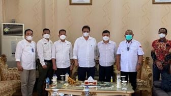 Bahas Pembangunan Bendungan Bulango Ulu, Wamen ATR/BPN Hadiri Pertemuan Terbatas