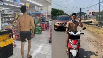 Viral Aksi Cowok Beli Pembalut di Minimarket Seusai Dihina, Outfit Bikin Melongo