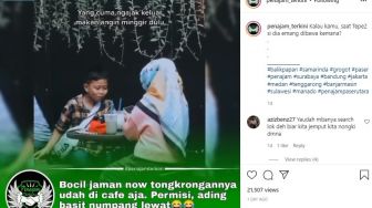 Viral Video Bocah Nongkrong di Kafe, Warganet Nyiinyir Sampai Salah Fokus