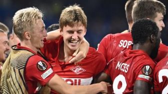 Hasil Liga Europa: Spartak Moscow Tundukkan Napoli 3-2