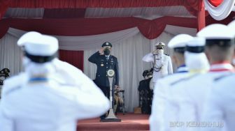 Menteri Perhubungan Lantik 218 Taruna PIP Makassar Menjadi Perwira Transportasi