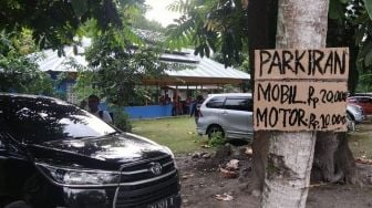 Tarif Parkir di Sekitar Stadion Lukas Enembe Papua Rp50 Ribu