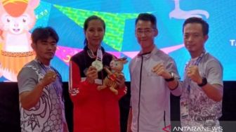 Takluk dari Wakil DKI, Atlet Taekwondo Bali Harus Puas Raih Medali Perak di PON Papua