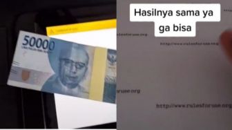 Viral Pria Fotokopi Uang Rp 50 Ribu, Hal Aneh Terjadi, Netizen Auto Shock Berat