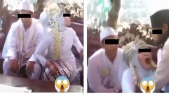 Viral Mempelai Wanita Mendadak Ketakutan saat Akad, Tamu Undangan Histeris