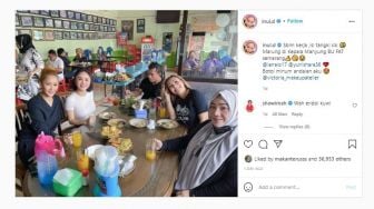 Inul Daratista Makan Bareng Yuni Shara di Semarang, Netizen Salah Fokus Lihat Baju Hitam