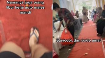 Viral Anak Kost Terobos Pesta Kondangan, Aksinya Bikin Geleng Kepala: Stay Cool, Bodo Amat