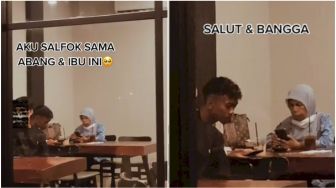 Viral Pria Nongkrong Bareng Ibu di Kafe, Tak Malu Meski Pengunjung Lainnya Anak Muda Semua