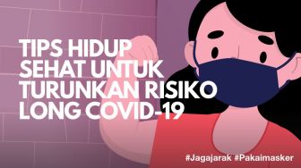 INFOGRAFIS: 3 Tips Hidup Sehat Turunkan Risiko Long Covid-19