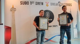 Di Hari Kopi Sedunia, Sudo Brew Raih 2 Penghargaan dari MURI