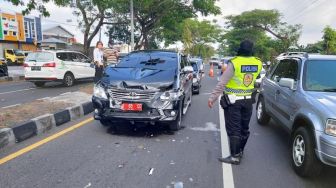 Kecelakaan Karambol di Ring Road Selatan, Mobil Dinas Pemkab Kulon Progo Ringsek