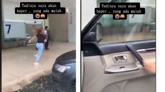 Viral Pasangan Kekasih Gagal Romantis, Mau Pelukan di Bandara Malah Jatuh Terpeleset