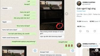 Gegara Pijakan Sepeda Motor, Kisah Sepasang Kekasih Berakhir Putus Ini Viral